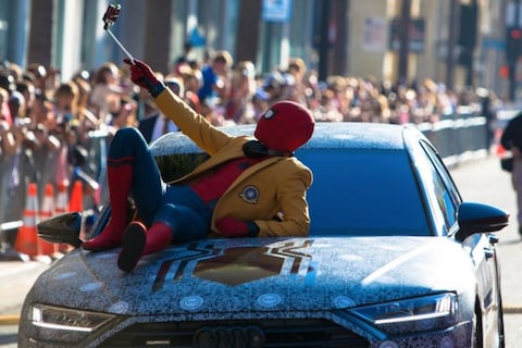 Audi legt Spider-Man op nieuwe A8 