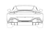 Patentschetsen Aston Martin Vantage