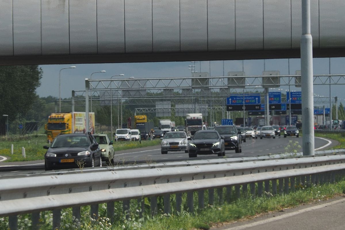 verkeer snelweg A2