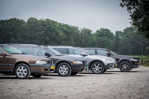 4 generaties Volvo Cross Country