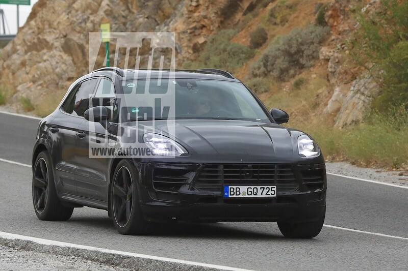 Spyshots Porsche Macan facelift