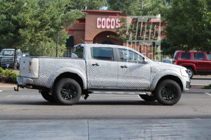 Ford Ranger spyshots