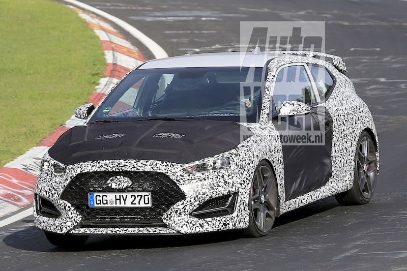 Hyundai Veloster spyshots
