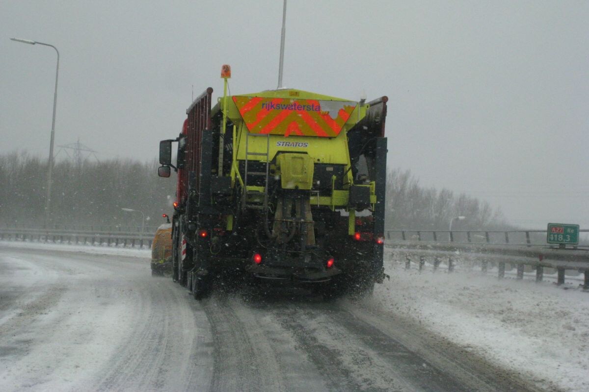 gladheidbestrijding rijkswaterstaat strooien