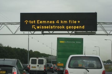 file matrixbord wisselstrook