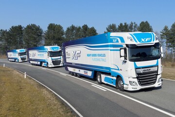 Daf platooning trial XF