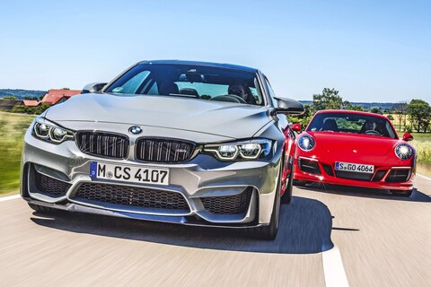 Eerste confrontatie: BMW M4 CS - Porsche 911 Carrera GTS