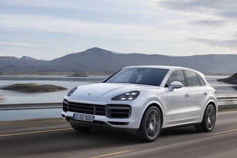 Porsche Cayenne Turbo losgelaten