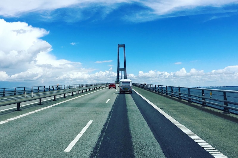 Denemarken brug weg snelweg grens Denen Kopenhagen