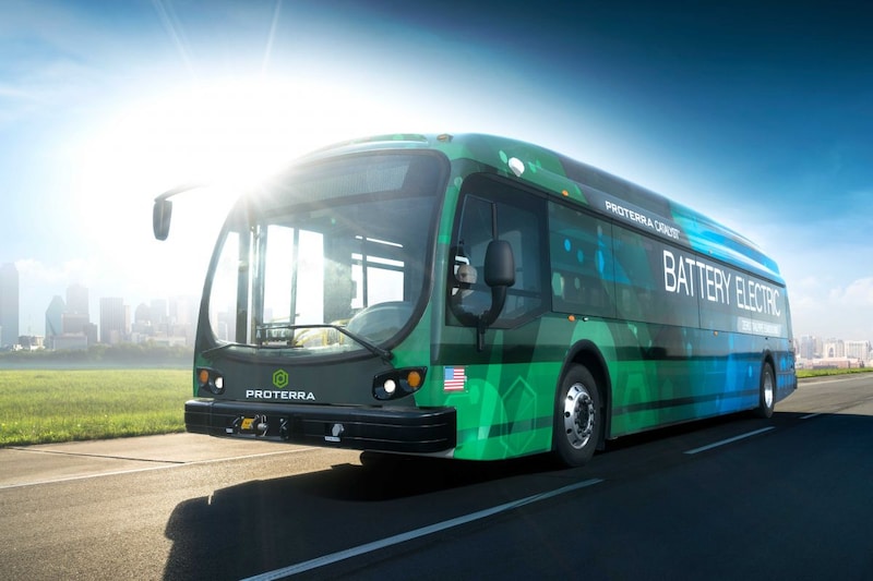 Proterra elektrische bus record