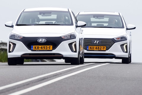 Vergelijkende Test: Hyundai Ioniq Electric en Hybrid