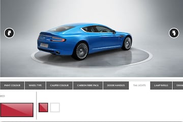 Aston Martin Rapide S rode achterlichten