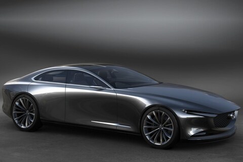 Mazda Vision Coupé Concept breekt los