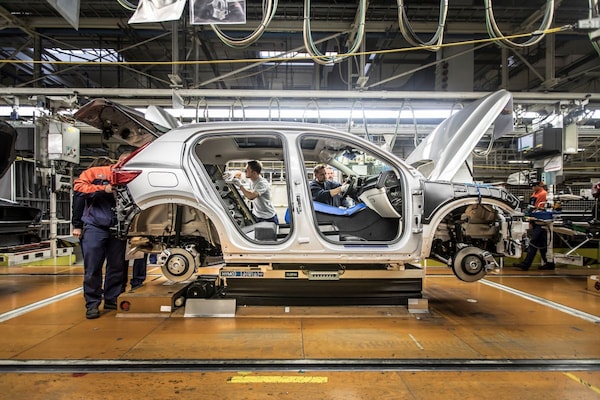 Productie Volvo XC40 gestart Gent