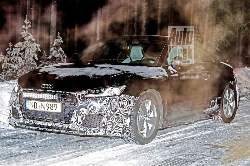 Audi TT spyshots facelift