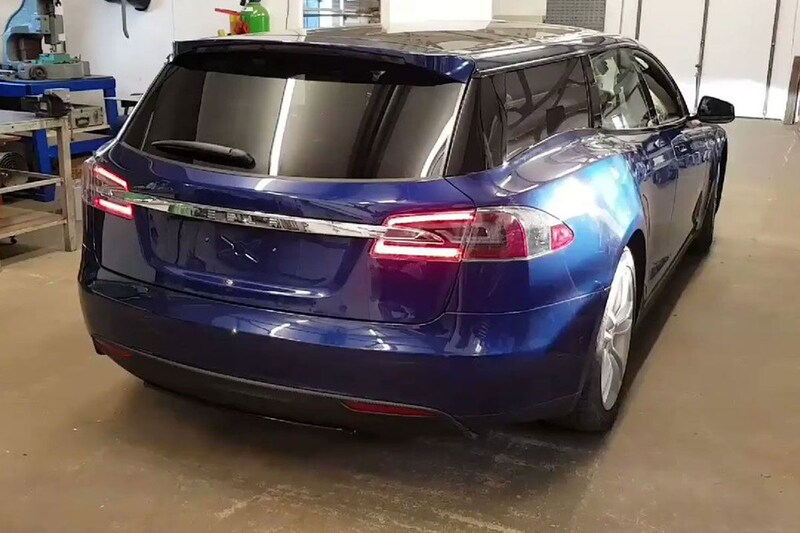 Tesla Model S stationwagon Engeland Qwest