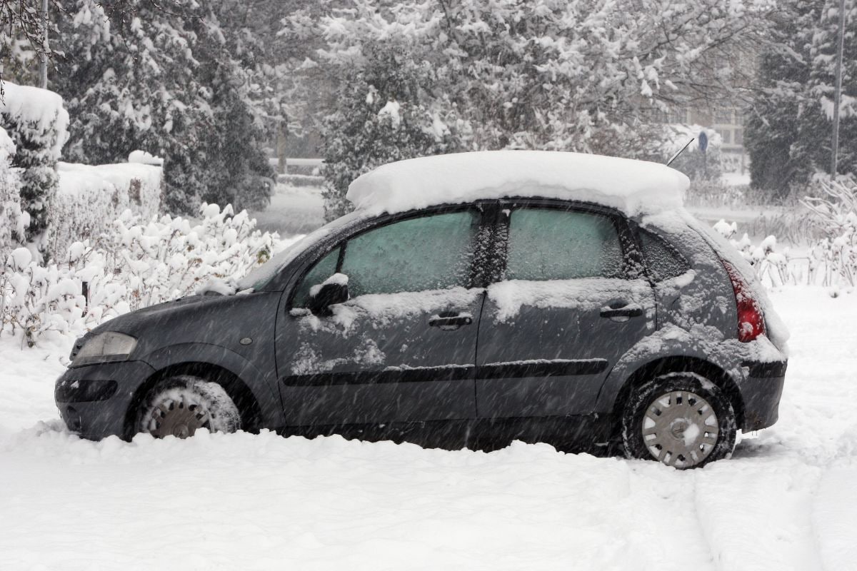 Sneeuw winter koud glad ijs krabben