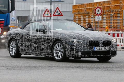 BMW 8-serie Cabrio weer gesnapt