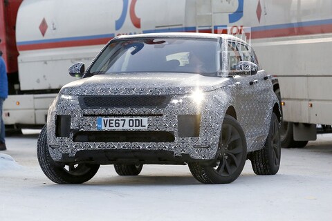 In de kou: nieuwe Range Rover Evoque