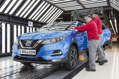 Drie miljoenste Nissan Qashqai uit Sunderland