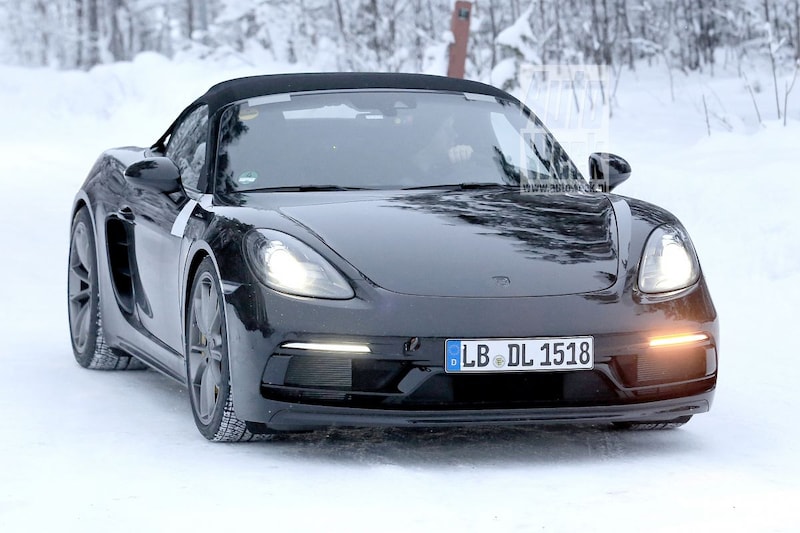 Porsche 718 Boxster Spyder spyshots