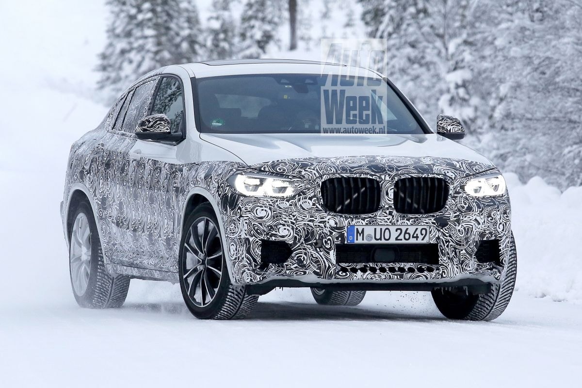 BMW X4 M Spyshots