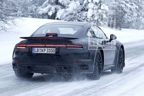 Nieuwe Porsche 911 Turbo gesnapt