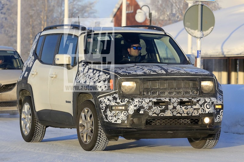 Spyshots Jeep Renegade facelift