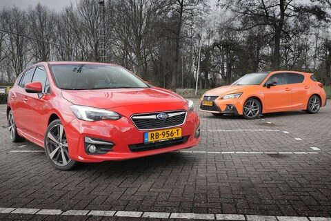 Subaru Impreza vs. Lexus CT 200h - dubbeltest