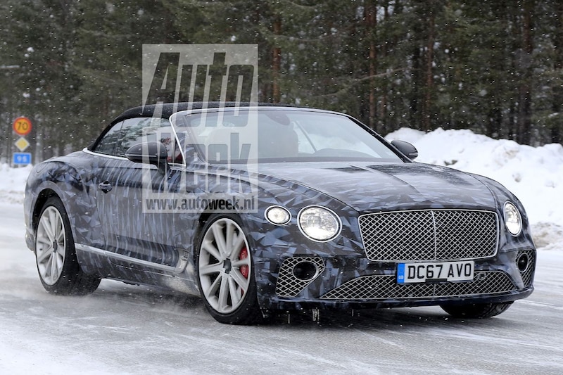 Bentley Continental GTC spyshots