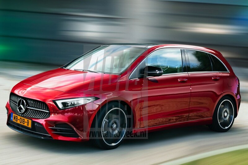 Mercedes-Benz B-klasse tekeningen