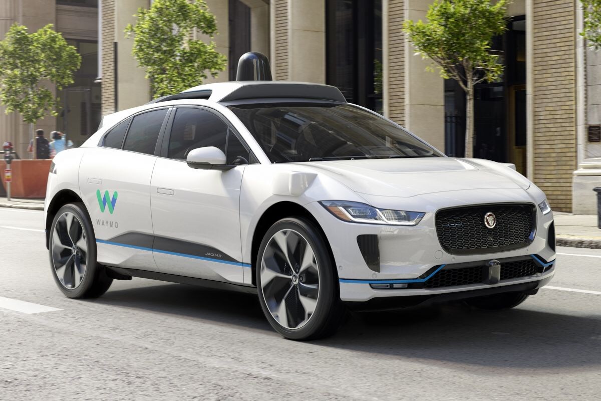 Waymo Jaguar i-Pace autonoom zelfrijdend