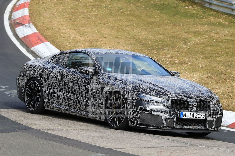 BMW 8-serie M8 spyshots