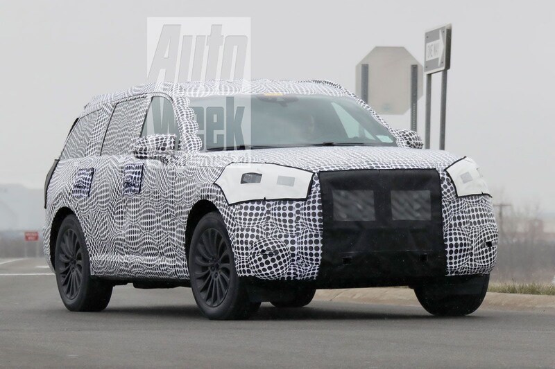 Lincoln Aviator spyshots