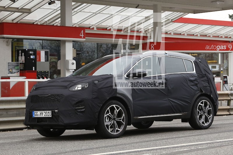 Spyshots Kia Sportage facelift