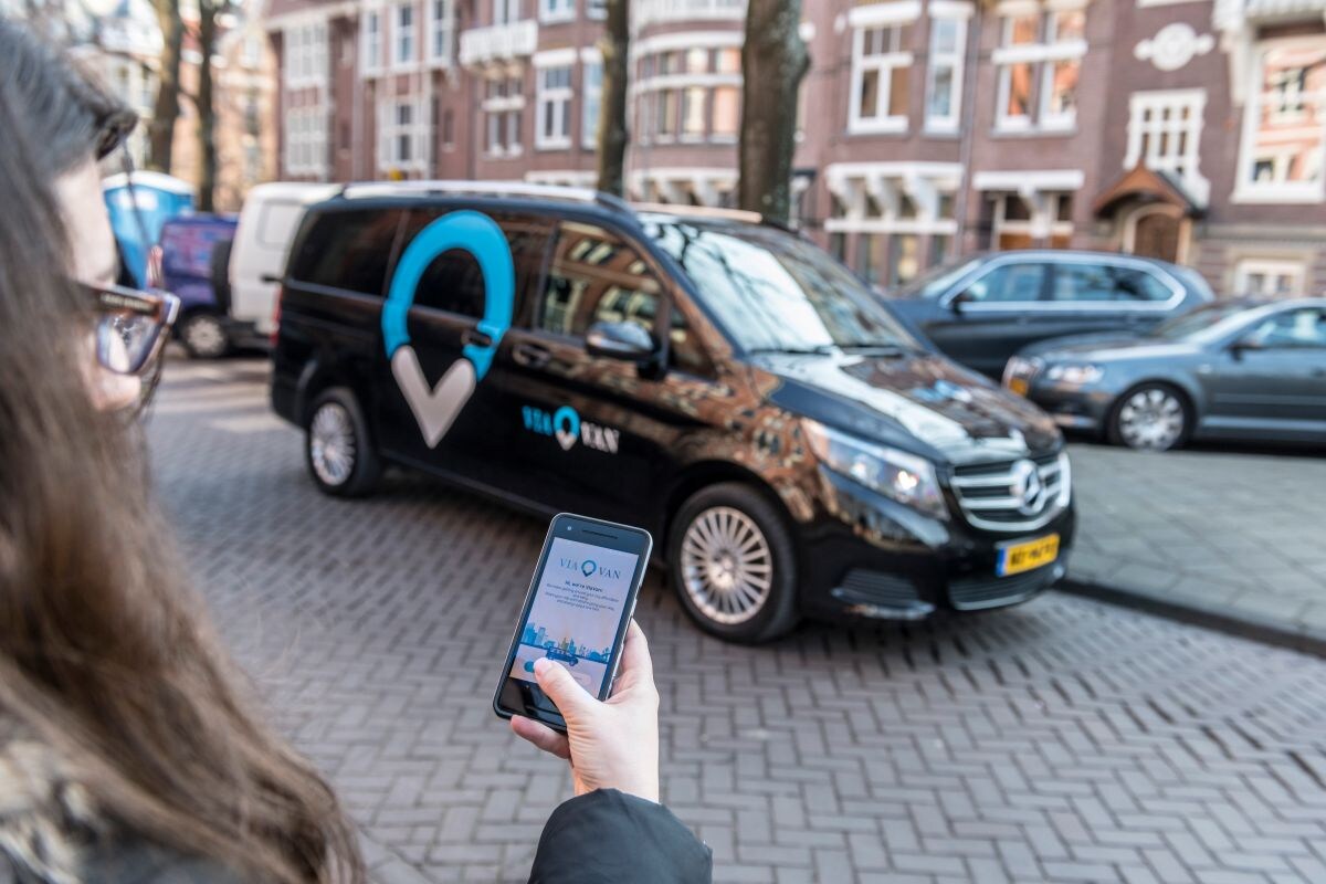 ViaVans autodelen app ride sharing