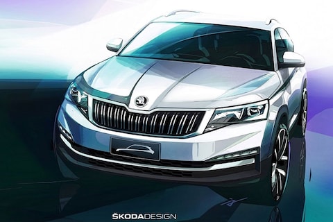 Skoda Kamiq voor onthulling