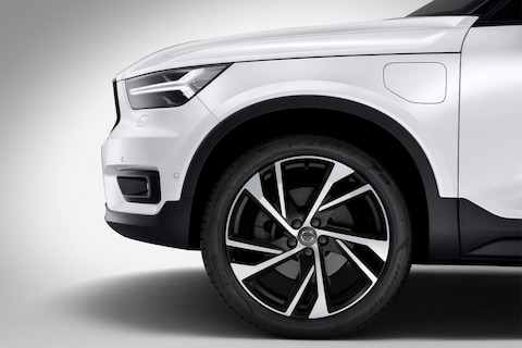 Elektrische Volvo XC40 onderweg