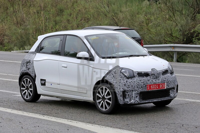 Spyshots Renault Twingo facelift