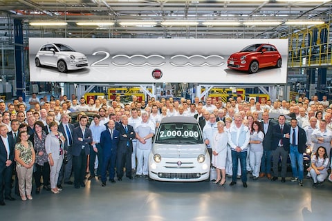 Twee miljoenste Poolse Fiat 500 gebouwd