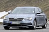 Skoda Superb facelift spyshots