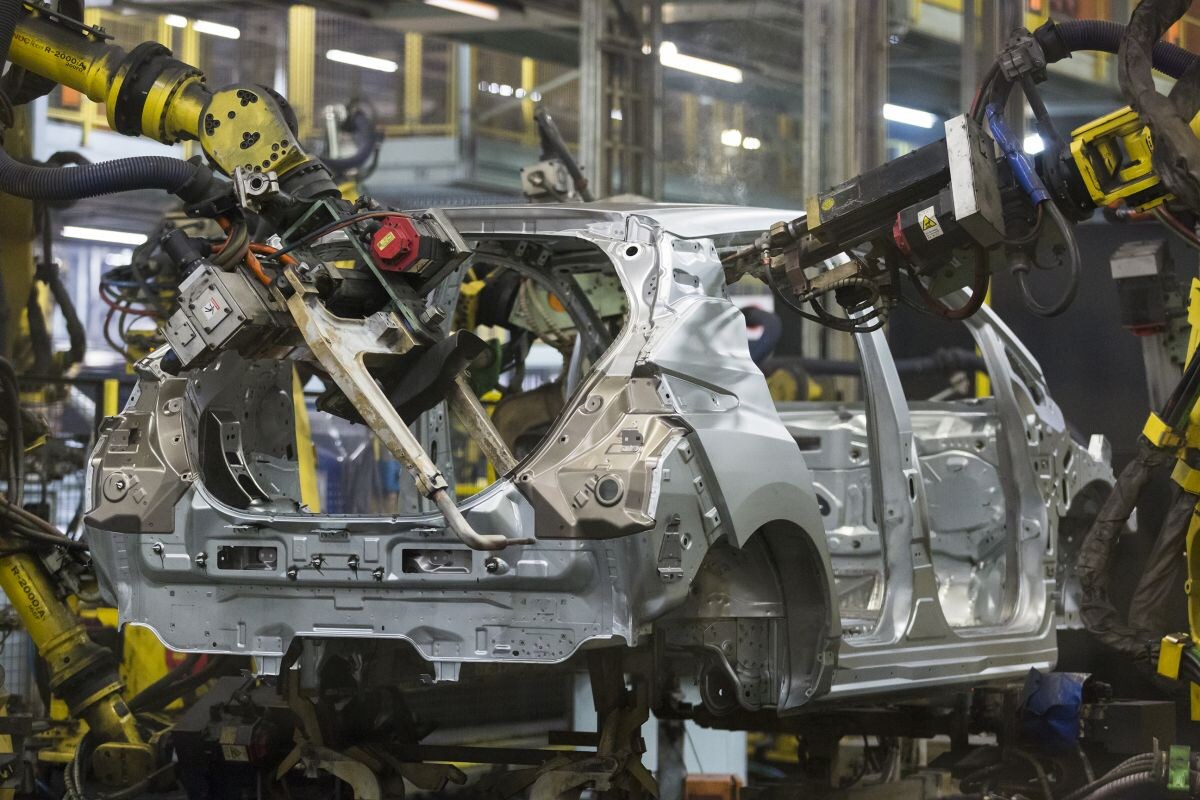 Nissan Leaf fabriek mensen EV Japan Engeland