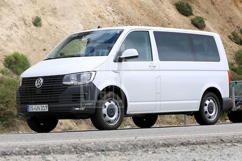 Volkswagen Transporter 'T7' verstopt zich