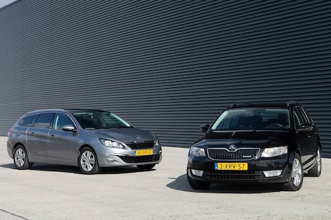 Peugeot 308 1.6 HDi –  Skoda Octavia 1.6 TDI - Occasion Test