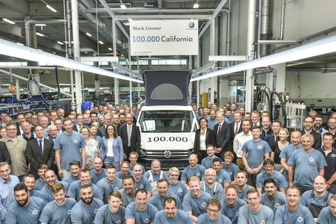 100.000ste Volkswagen California uit Hannover