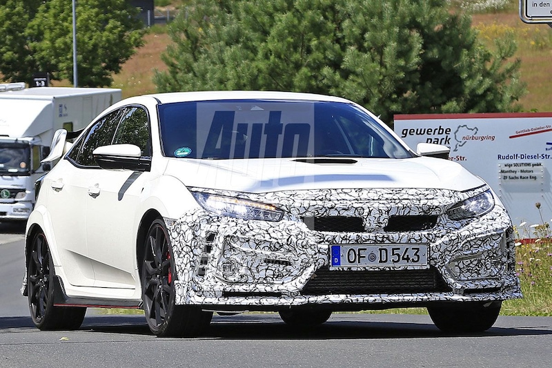 Facelift spyshots Honda Civic Type-R