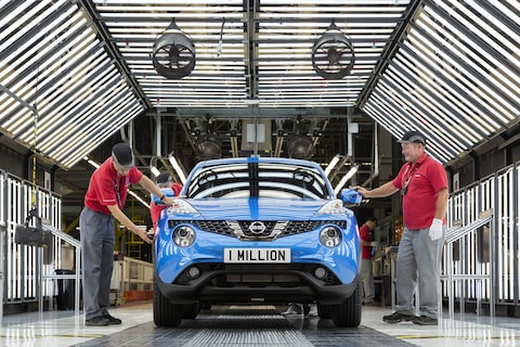 Nissan bouwt miljoenste Juke in Sunderland