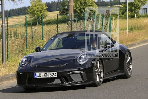 Mysterieuze Porsche 911 Cabriolet gesnapt