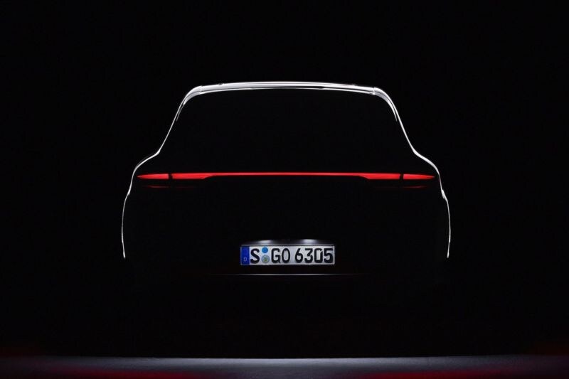 Porsche Macan facelift teaser