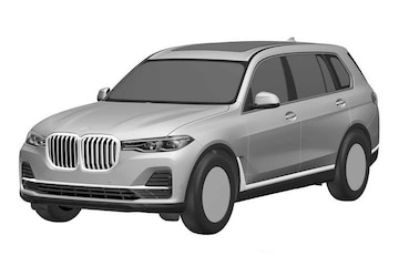 BMW X7 patentschetsen